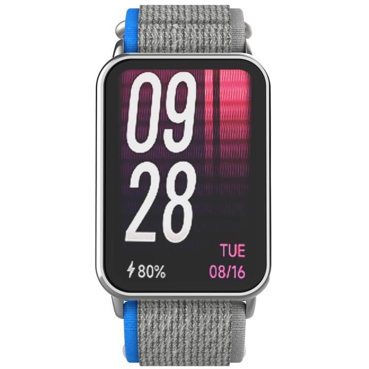 For Xiaomi Band 10 Pro / Redmi Watch 6 / 5 Nylon Loop Hook and Loop Fastener Watch Band
