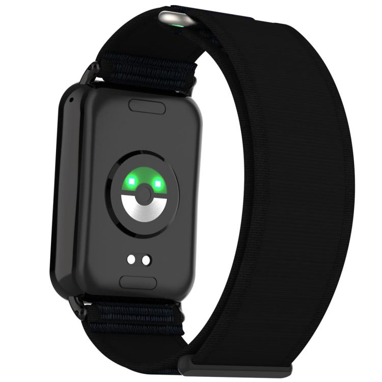 For Xiaomi Band 10 Pro / Redmi Watch 6 / 5 Nylon Loop Hook and Loop Fastener Watch Band