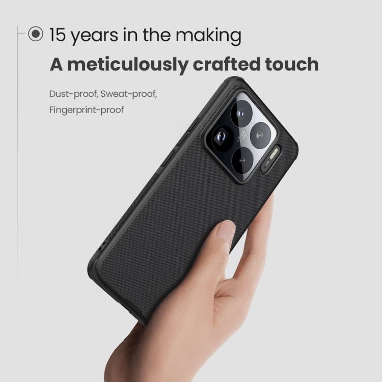 For Xiaomi 15S Pro NILLKIN Frosted Shield Pro Magnetic Magsafe Phone Case - Black