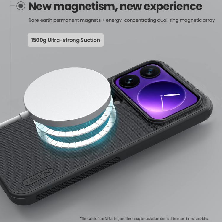 For Xiaomi 17 Pro Max NILLKIN Frosted Shield Pro Magnetic Magsafe Phone Case - Black