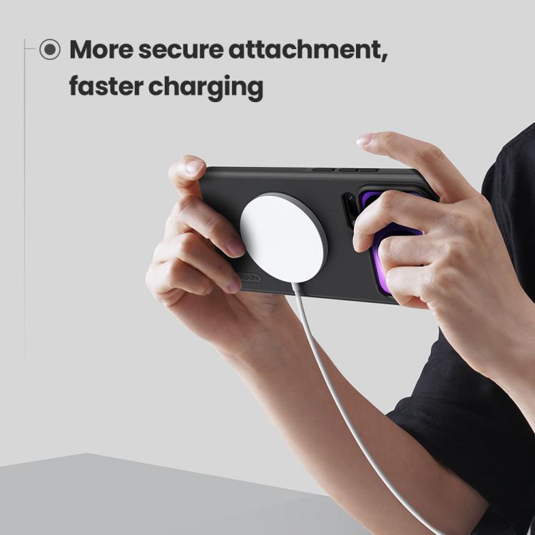 For Xiaomi 17 Pro Max NILLKIN Frosted Shield Pro Magnetic Magsafe Phone Case - Black