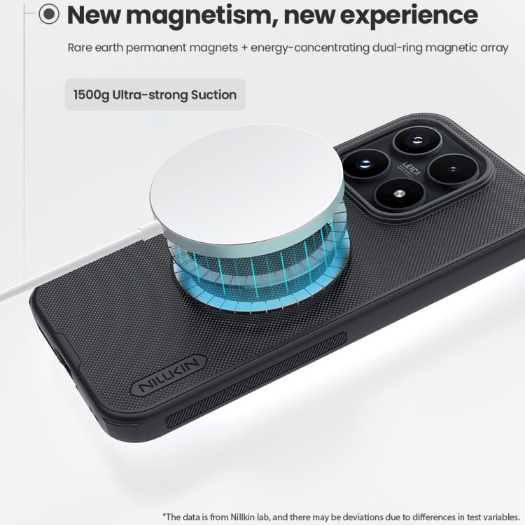 For Xiaomi 17 NILLKIN Frosted Shield Pro Magnetic Magsafe Phone Case - Black