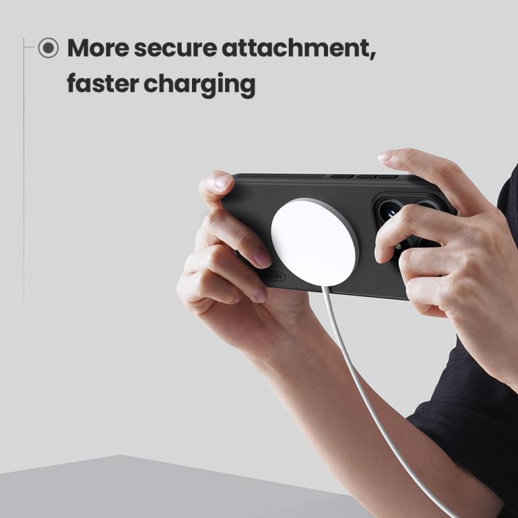 For Xiaomi 17 NILLKIN Frosted Shield Pro Magnetic Magsafe Phone Case - Black