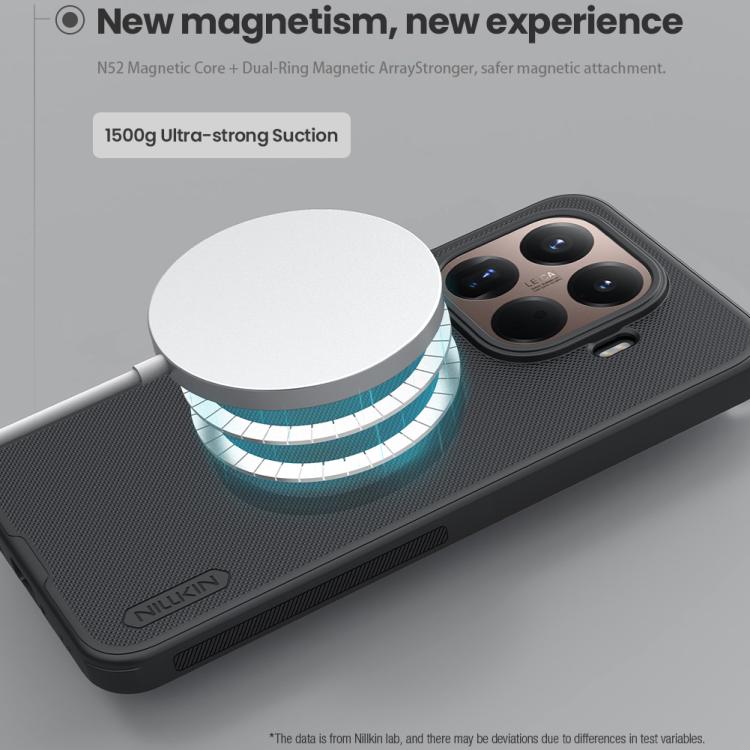 For Xiaomi 15T Pro 5G NILLKIN Frosted Shield Pro Magnetic Magsafe Phone Case - Black