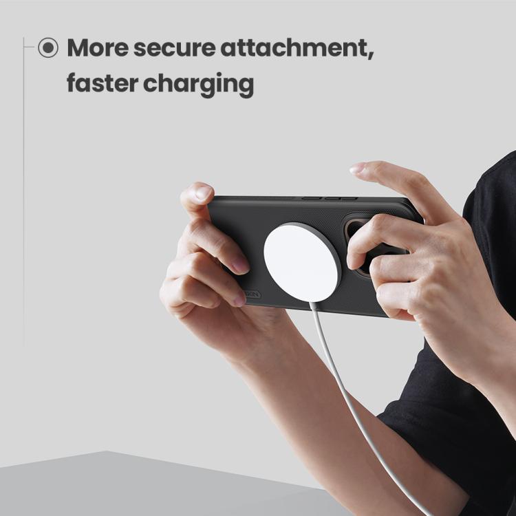For Xiaomi 15T Pro 5G NILLKIN Frosted Shield Pro Magnetic Magsafe Phone Case - Black