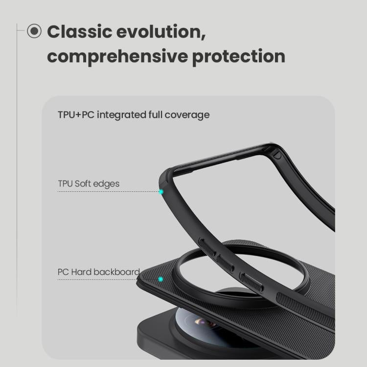 For Xiaomi 17 Ultra NILLKIN Frosted Shield Pro Magnetic Magsafe Phone Case - Black