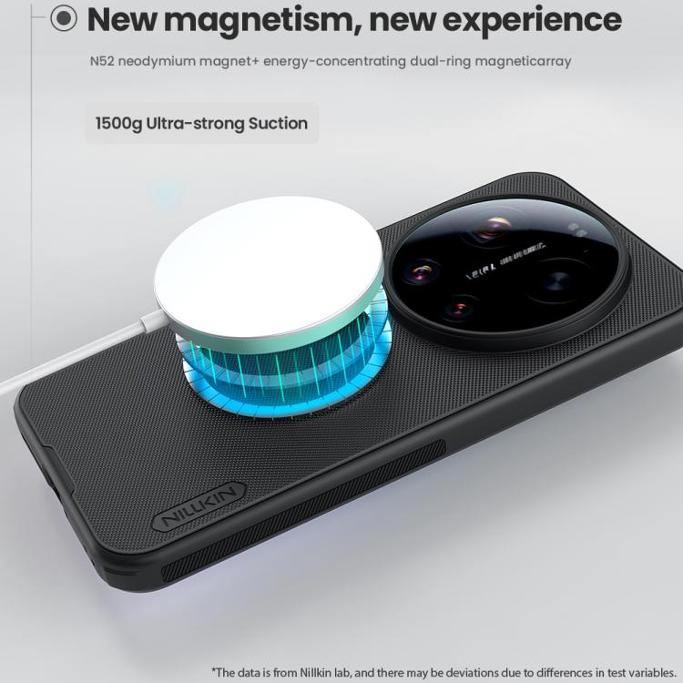 For Xiaomi 17 Ultra NILLKIN Frosted Shield Pro Magnetic Magsafe Phone Case - Black