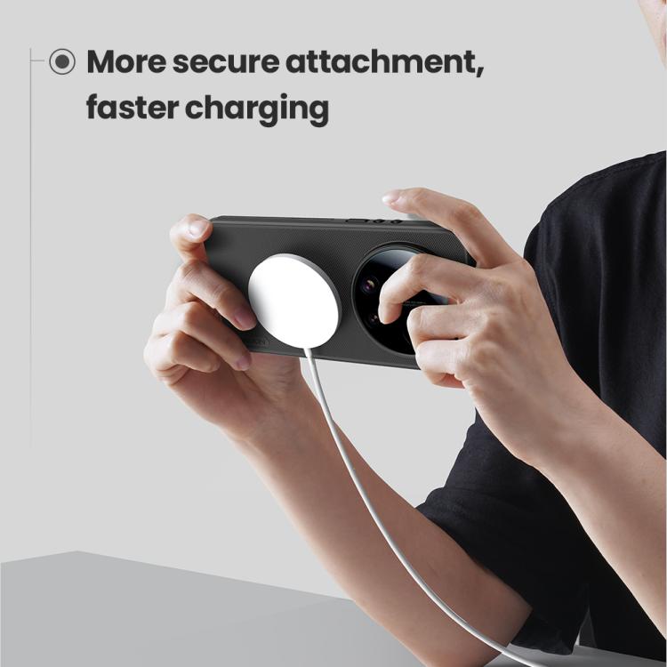 For Xiaomi 17 Ultra NILLKIN Frosted Shield Pro Magnetic Magsafe Phone Case - Black