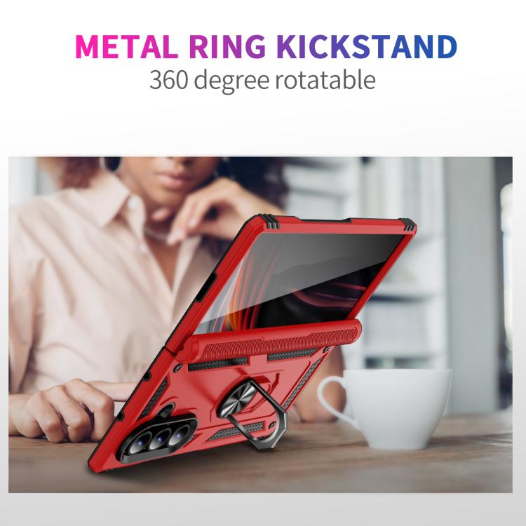 For Samsung Galaxy Z Fold7 5G Shockproof TPU + PC Phone Case with Holder