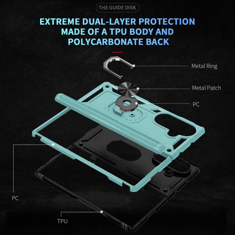 For Samsung Galaxy Z Fold7 5G Shockproof TPU + PC Phone Case with Holder