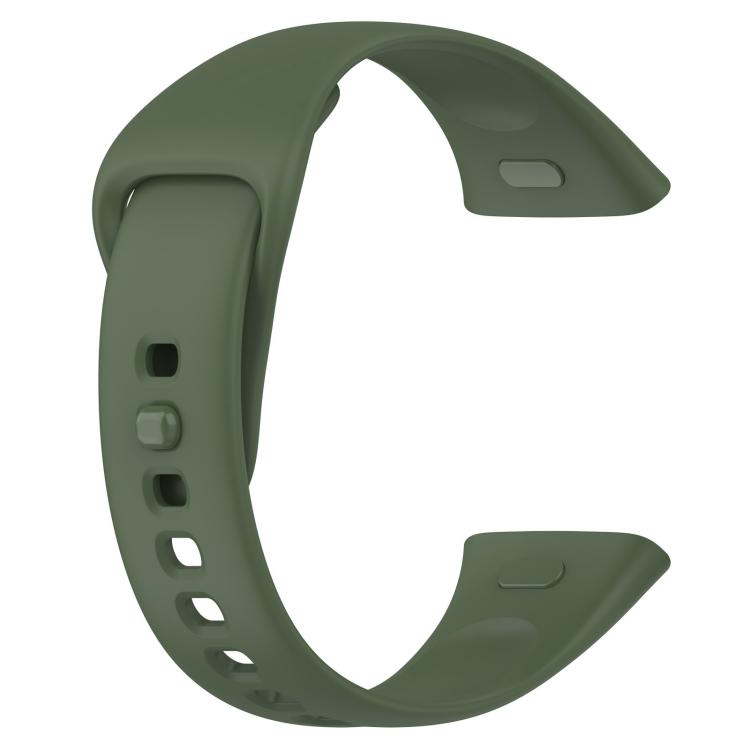 For Redmi Watch 3 xDfind Solid Color Silicone Watch Band, with Button