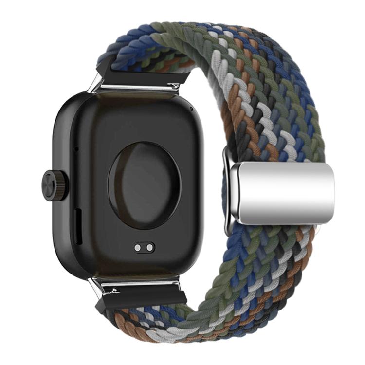 For Xiaomi Band 10 Pro / Redmi Watch 6 / 5 Braided Loop Magnetic Buckle Watch Band