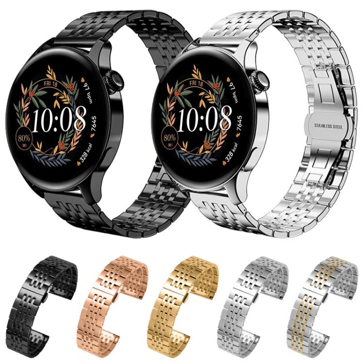 22mm xDfind Seven-bead Solid Stainless Steel Watch Band