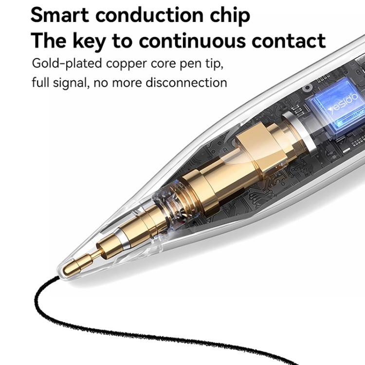 Yesido ST18 Magnetic Wireless Charging Stylus Pencil For iPad Series - White