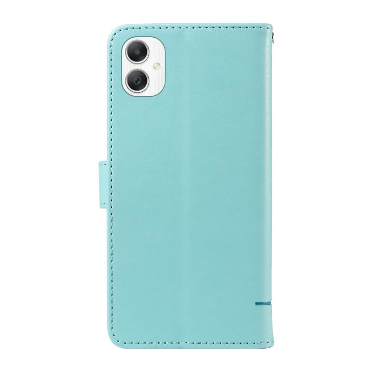 For Samsung Galaxy A07 5G Adorable Cat Embossed Pattern Flip Leather Phone Case