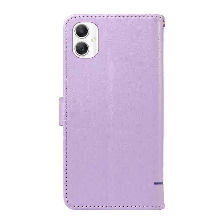 For Samsung Galaxy A07 5G Adorable Cat Embossed Pattern Flip Leather Phone Case
