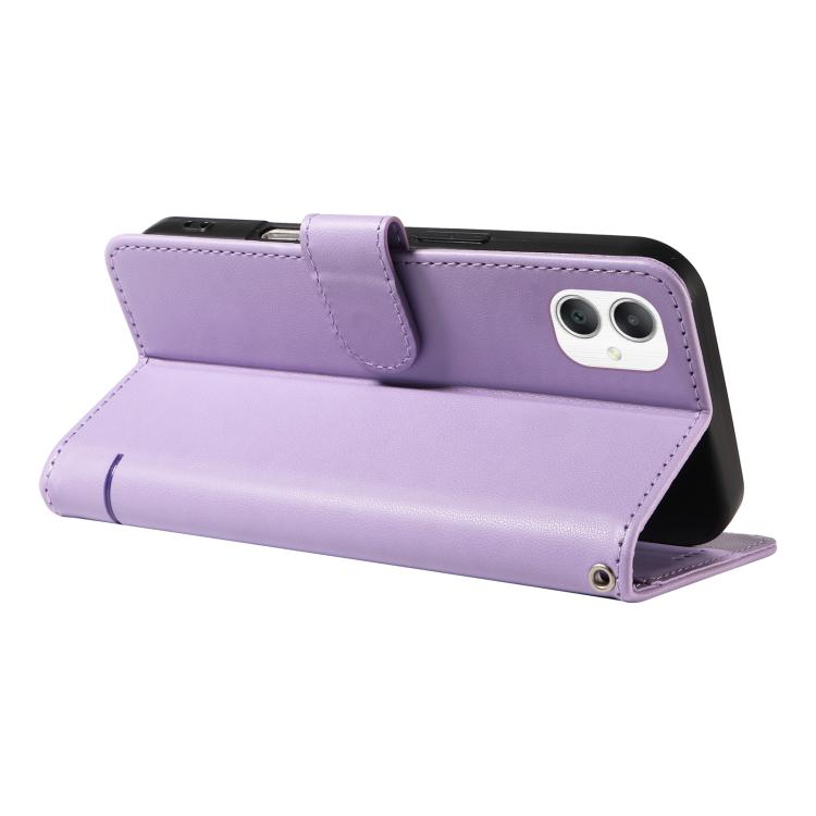 For Samsung Galaxy A07 5G Adorable Cat Embossed Pattern Flip Leather Phone Case