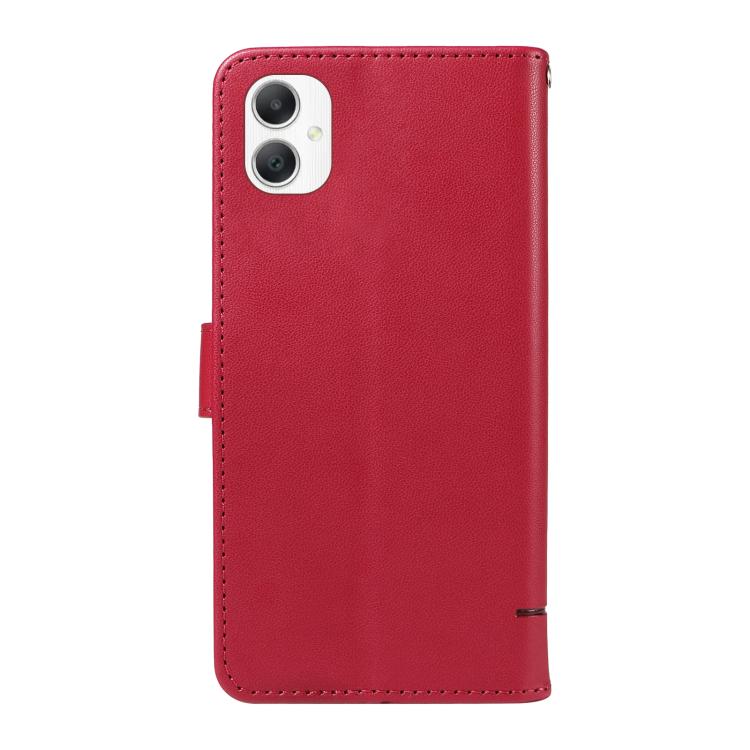 For Samsung Galaxy A07 5G Adorable Cat Embossed Pattern Flip Leather Phone Case