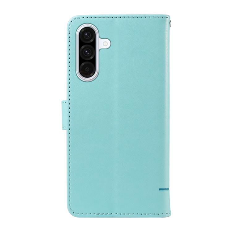 For Samsung Galaxy A36 5G / M56 5G Adorable Cat Embossed Pattern Flip Leather Phone Case