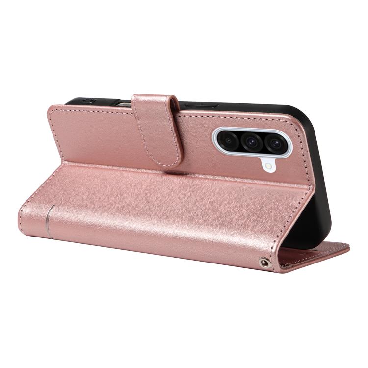 For Samsung Galaxy A36 5G / M56 5G Adorable Cat Embossed Pattern Flip Leather Phone Case
