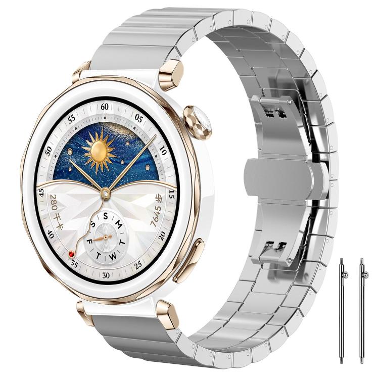22mm xDfind One-bead Bamboo Solid Stainless Steel Watch Band