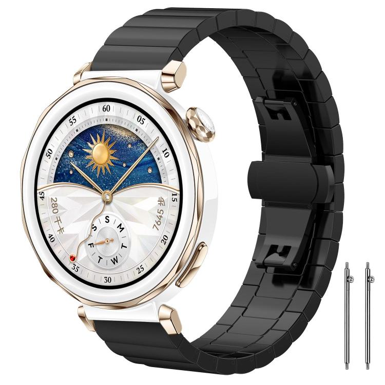 22mm xDfind One-bead Bamboo Solid Stainless Steel Watch Band