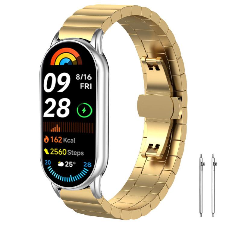 14mm xDfind One-bead Bamboo Solid Stainless Steel Watch Band
