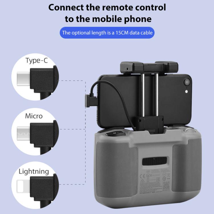 BRDRC Converting Data Cable for DJI Mini 4 Pro / Mavic 3 / Air 2 / Air 2S, Type:15cm Type-C to 8 Pin