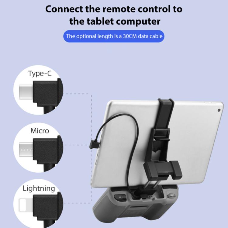 BRDRC Converting Data Cable for DJI Mini 4 Pro / Mavic 3 / Air 2 / Air 2S, Type:30cm Type-C to Type-C