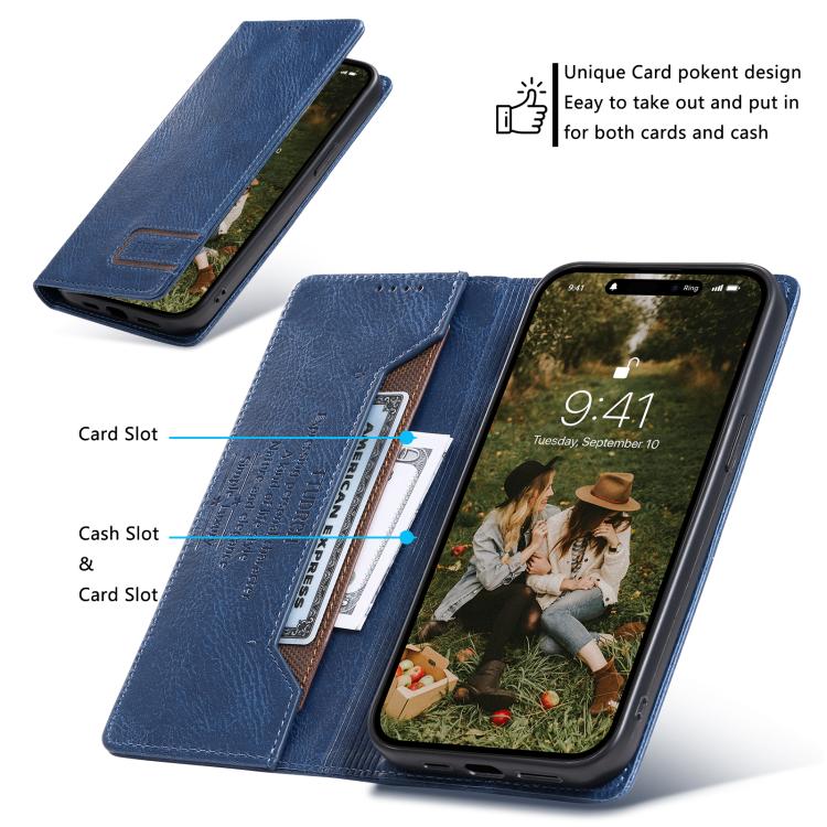 For Motorola Edge 60 Pro TTUDRCH RFID Retro Texture Magnetic Leather Phone Case