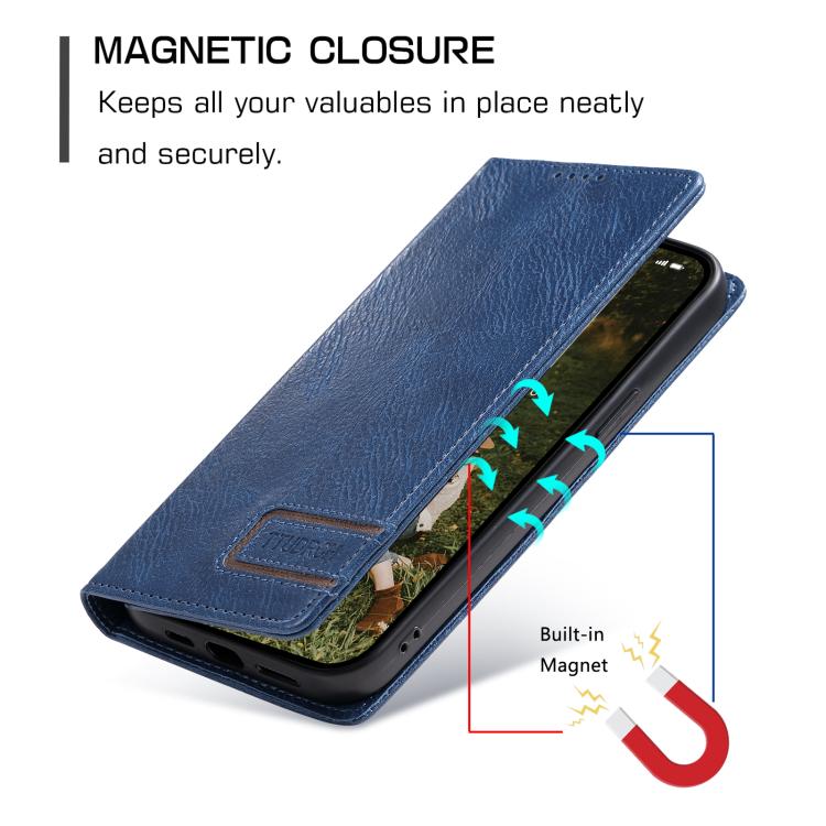 For Motorola Edge 60 Pro TTUDRCH RFID Retro Texture Magnetic Leather Phone Case