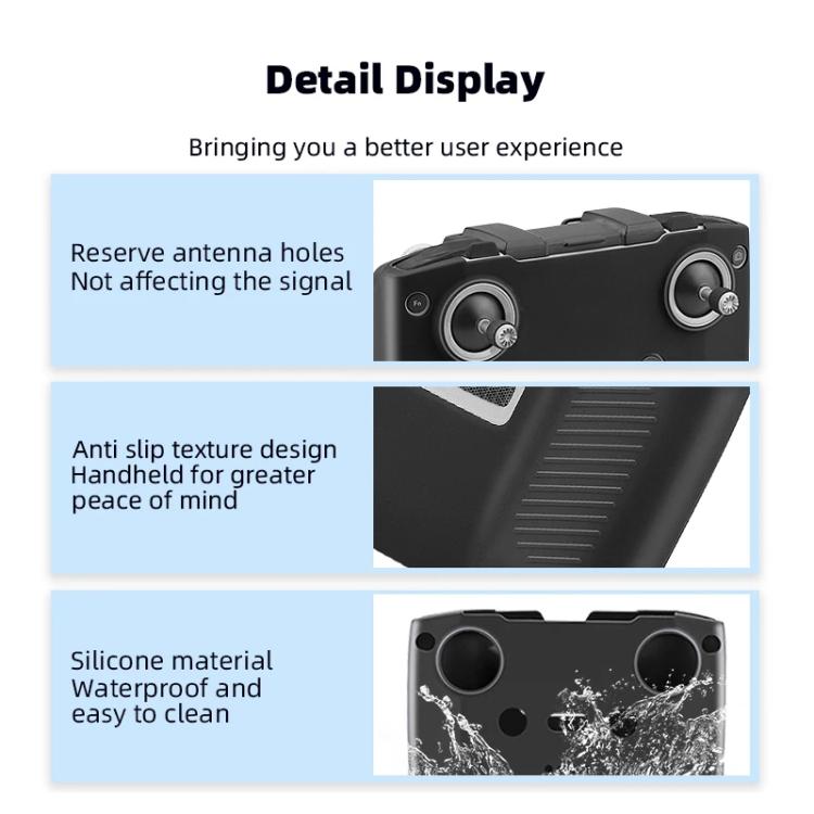 For DJI RC-N2 / RC-N1 BRDRC Remote Control Shockproof Anti-scratch Silicone Case