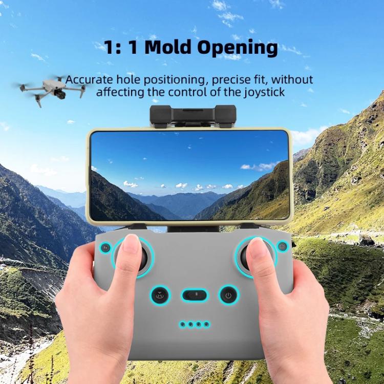 For DJI RC-N2 / RC-N1 BRDRC Remote Control Shockproof Anti-scratch Silicone Case