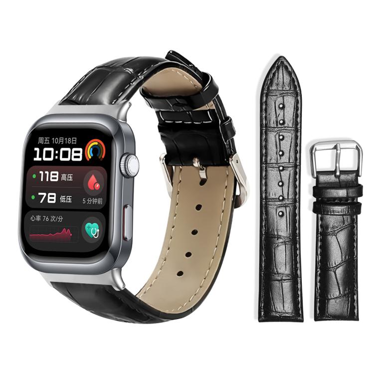 For Huawei Watch D2 22mm xDfind Bamboo Texture Pin Buckle Leather Watch Band