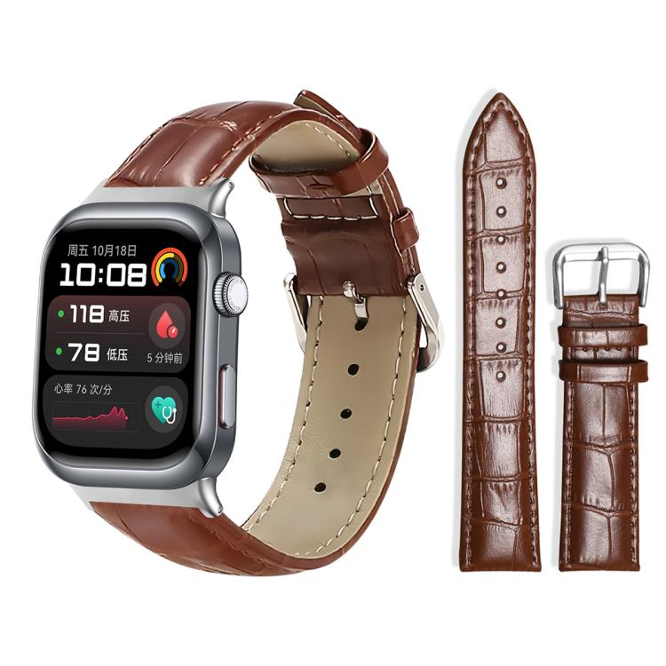 For Huawei Watch D2 22mm xDfind Bamboo Texture Pin Buckle Leather Watch Band