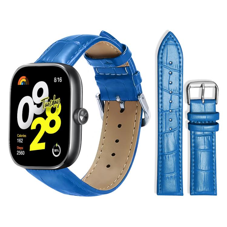For Xiaomi Band 10 Pro / 9 Pro / Redmi Watch 6 xDfind Bamboo Texture Pin Buckle Leather Watch Band