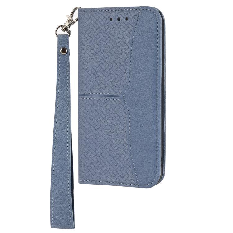 For Samsung Galaxy A07 4G / A06 4G Woven Texture Stitching Magnetic Leather Phone Case