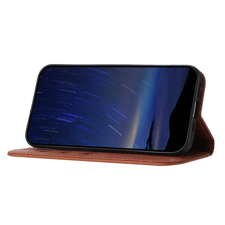 For Samsung Galaxy A07 4G / A06 4G Woven Texture Stitching Magnetic Leather Phone Case