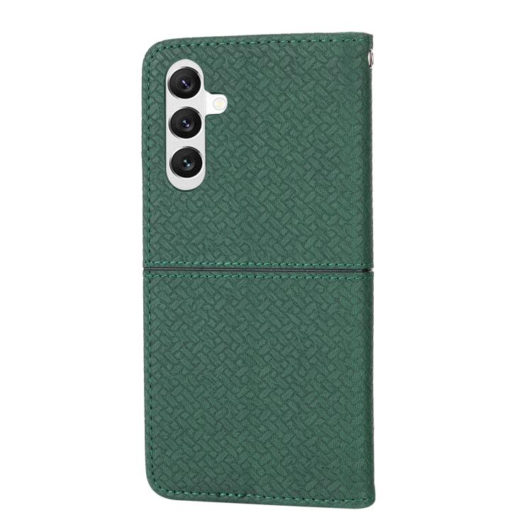For Samsung Galaxy A17 5G / A26 5G Woven Texture Stitching Magnetic Leather Phone Case