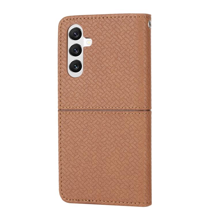 For Samsung Galaxy A17 5G / A26 5G Woven Texture Stitching Magnetic Leather Phone Case