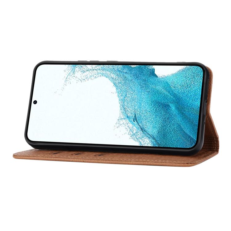 For Samsung Galaxy A17 5G / A26 5G Woven Texture Stitching Magnetic Leather Phone Case