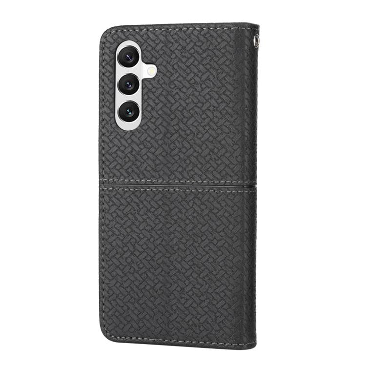 For Samsung Galaxy A17 5G / A26 5G Woven Texture Stitching Magnetic Leather Phone Case