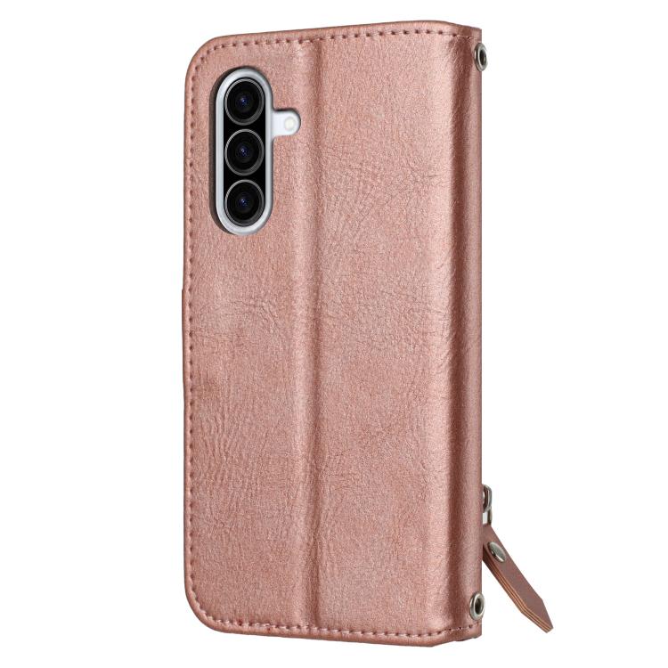 For Samsung Galaxy A17 5G / A26 5G Oil Skin Zipper Wallet Leather Phone Case