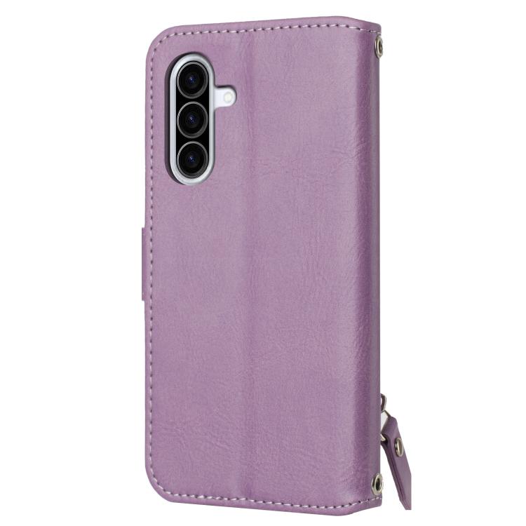 For Samsung Galaxy A17 5G / A26 5G Oil Skin Zipper Wallet Leather Phone Case