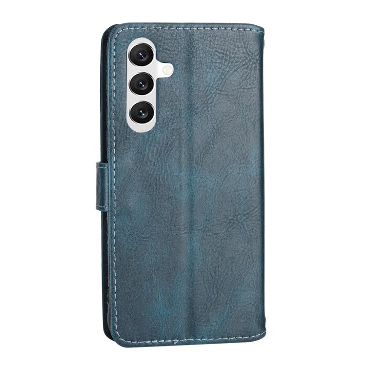 For Samsung Galaxy A57 5G Oil Skin Zipper Wallet Leather Phone Case