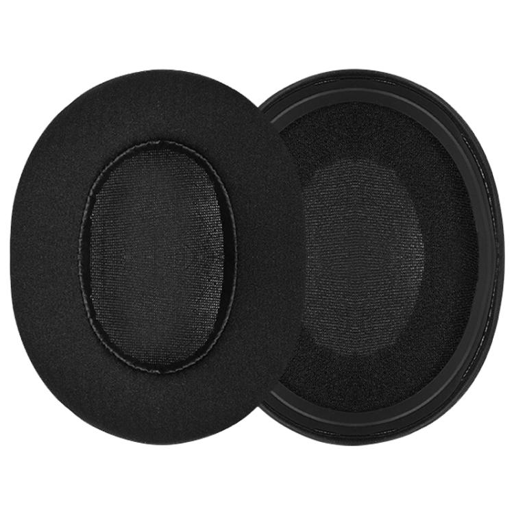2pcs Ice Silk Cloth Earphone Replacement Earpads Pads For Sony INZONE H3 - Black