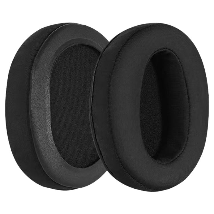 2pcs Ice Silk Cloth Earphone Replacement Earpads Pads For Sony WH-CH700N / MDR-ZX780 / ZX770 - Black