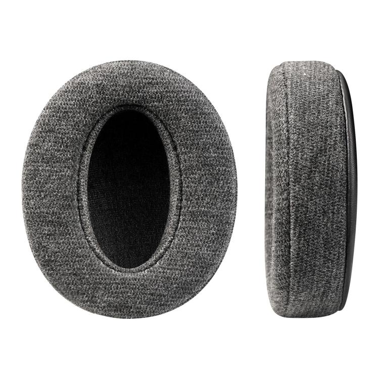 2pcs Skin-friendly Velvet Earphone Replacement Earpads Pads For Sony WH-CH700N / MDR-ZX780 / ZX770 - Black