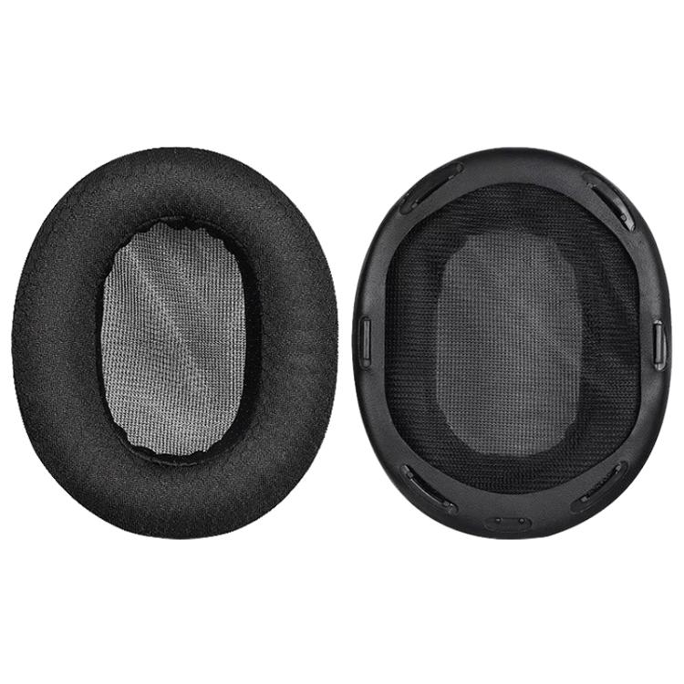 1 Pair Football Net Earphone Replacement Earpads Pads For Sony MDR-1A / MDR-1ADAC - Black