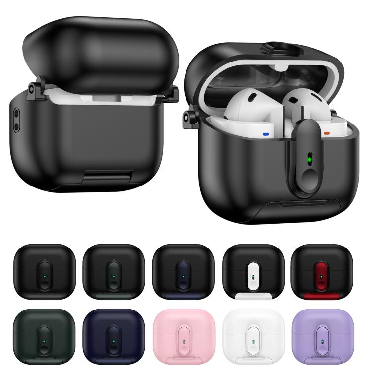 For Samsung Galaxy Buds3 / Buds3 Pro One-piece Holder Wireless Earphones Case with Lanyard
